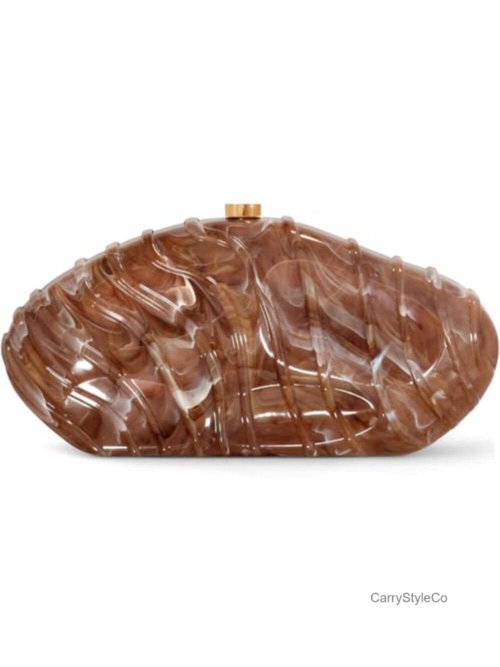 Acrylic Shell Clutch Purse Chain Evening Bag Party Wedding Prom
